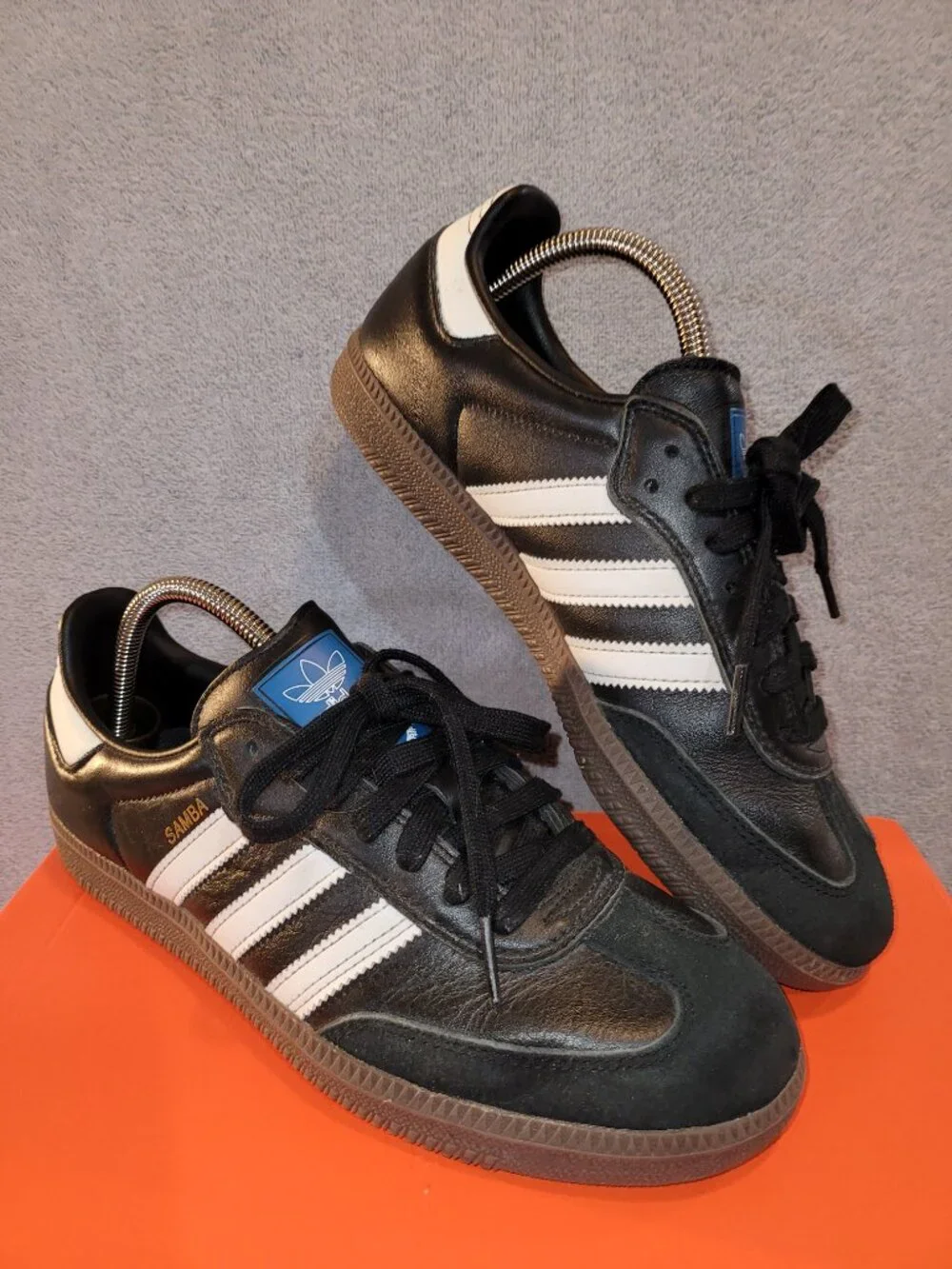 Adidas Samba ADV Men's Size 8 Originals Black White Gum Sneakers IE3100 (#2351)